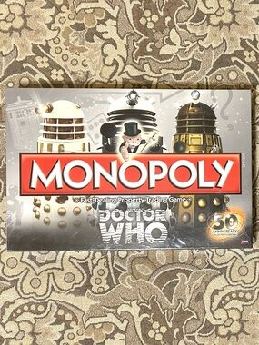 NIB Monopoly Doctors Who 50th Anniversary Collector’s Edition Sealed